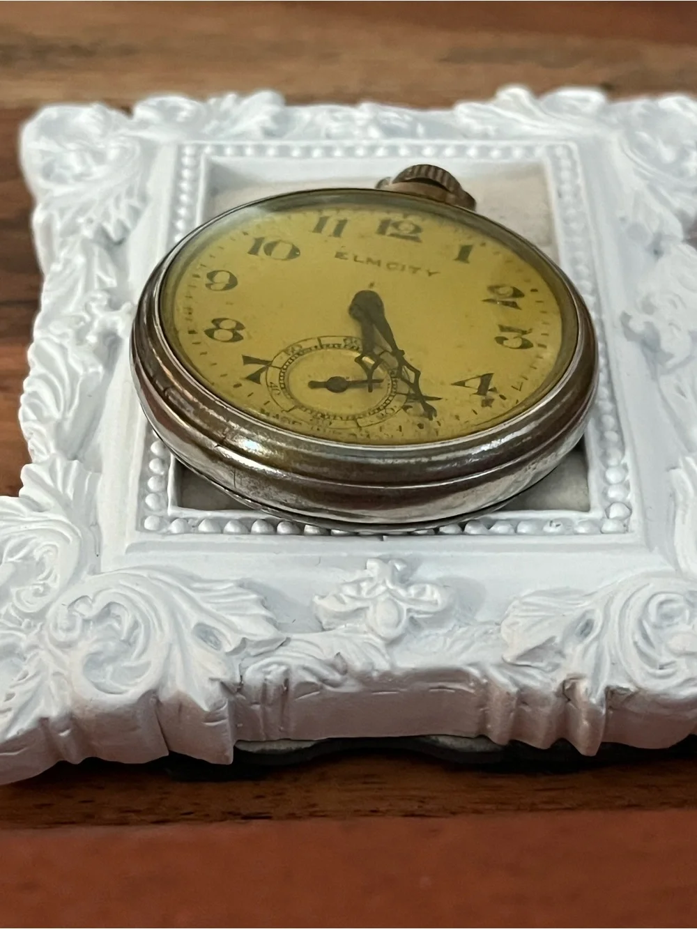 Antique Elm City New Haven Pocket Watch American Runs